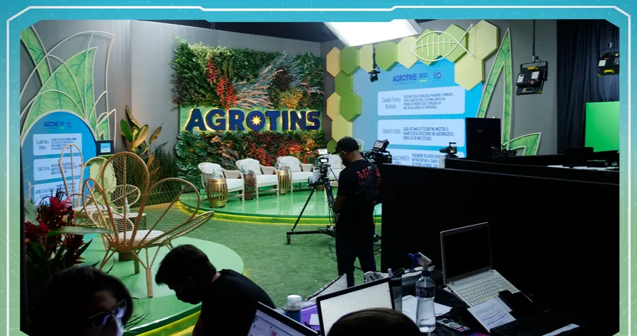 Agrotins 2021: Estúdio das transmissões ao vivo