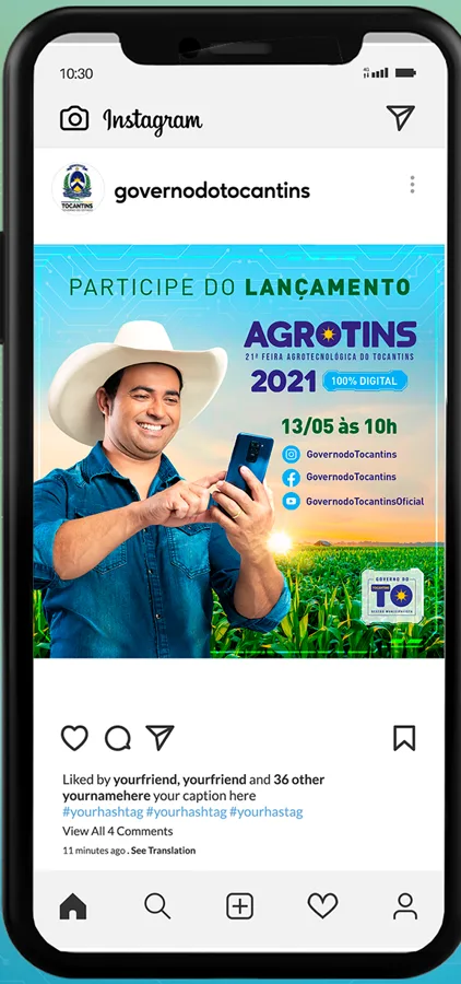 Agrotins 2021: Post de lançamento