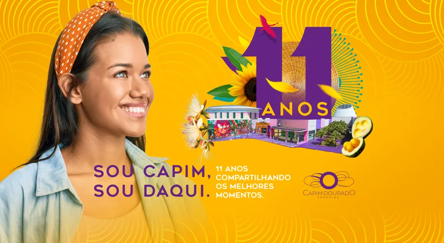 Capim Dourado 11 anos: Key visual
