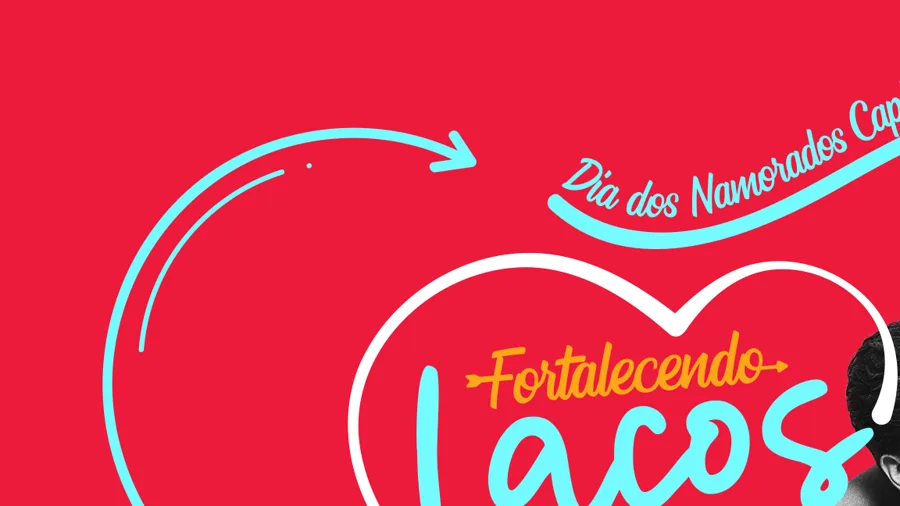 Dia dos Namorados: Detalhe do lettering