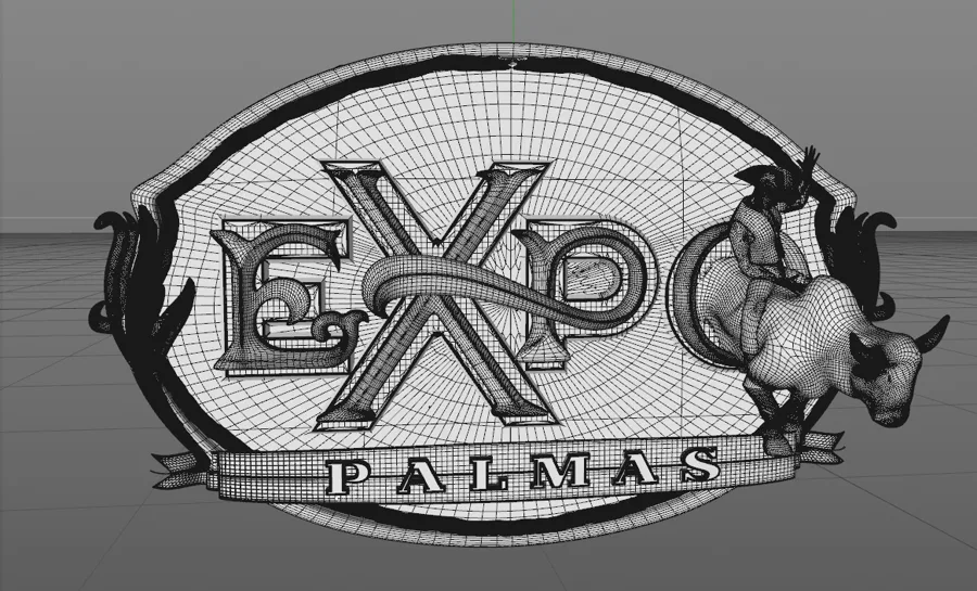 Expo Palmas: Malha 3D
