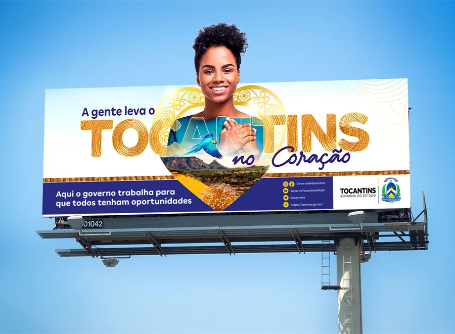 Governo do Tocantins: Outdoor