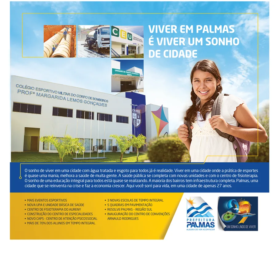 Palmas 27 anos: Anúncio