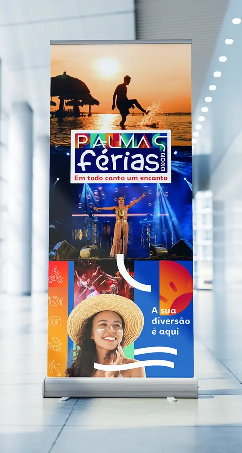 Palmas Férias: Roll-up