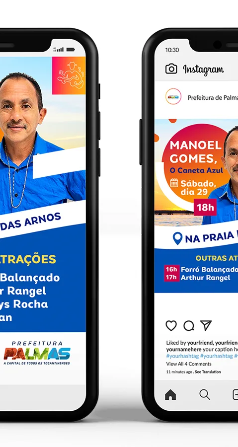 Palmas Férias: Post da programação