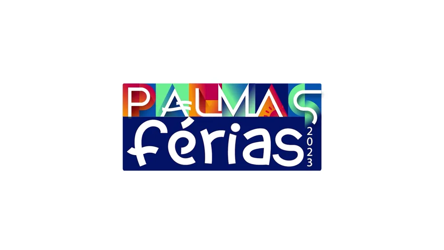 Palmas Férias: Logo animado