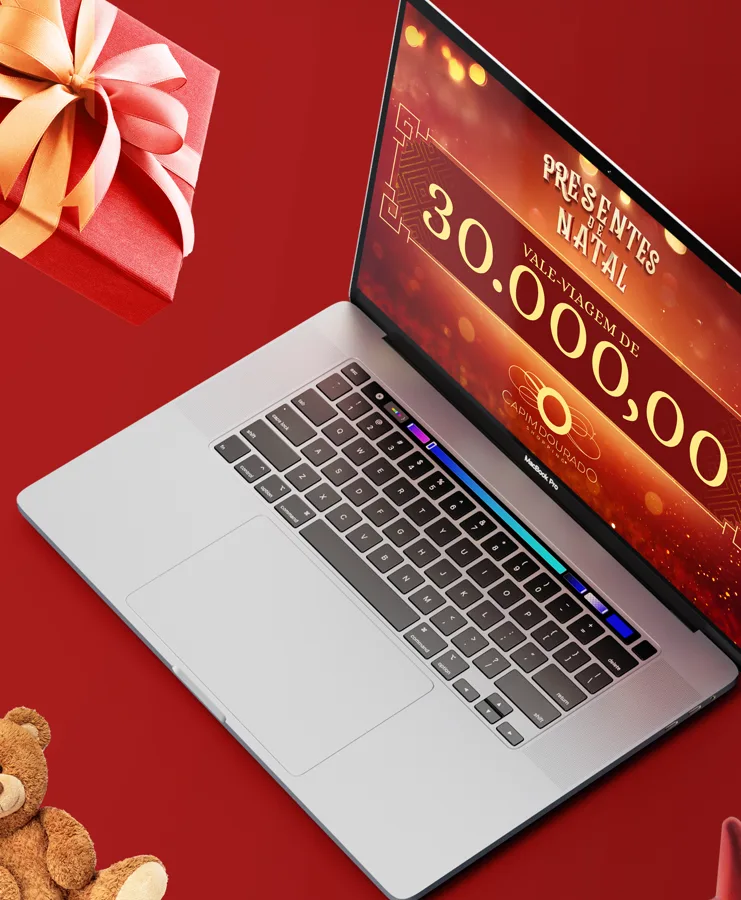 Presentes de Natal: Promoção Viagem de Presente