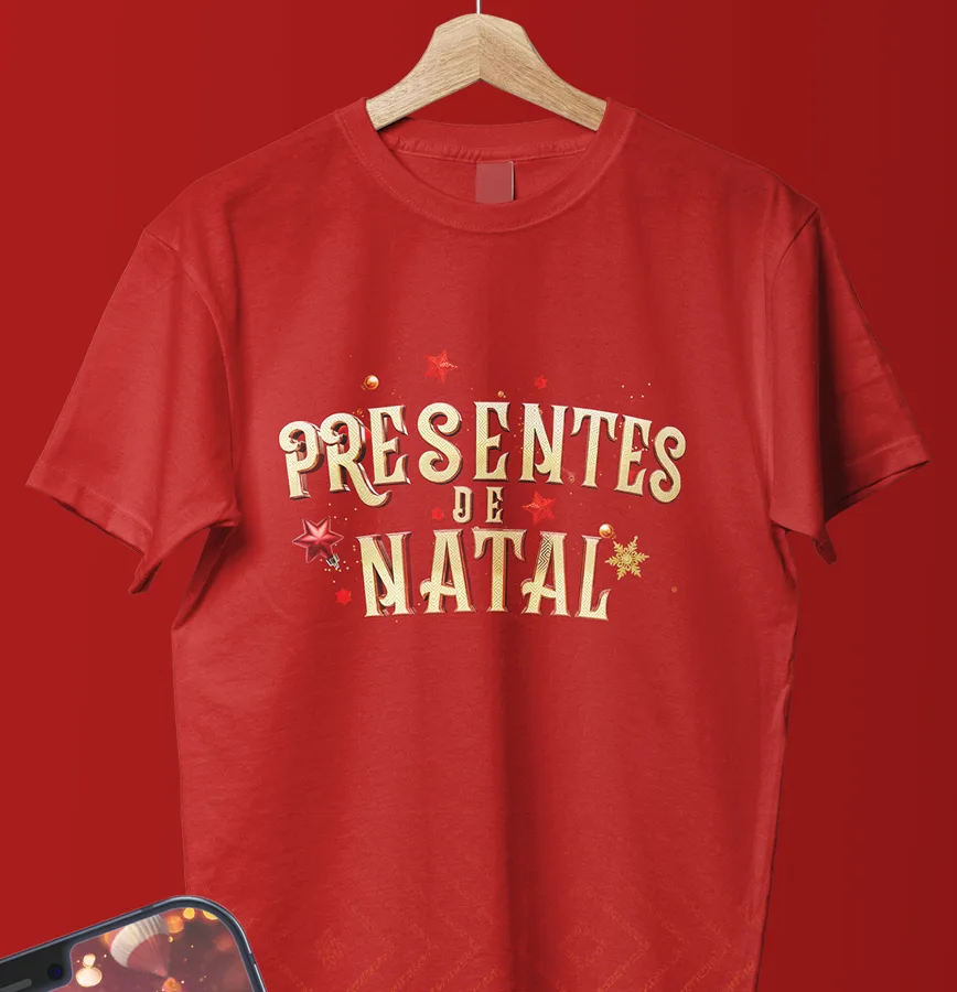 Presentes de Natal: Camiseta