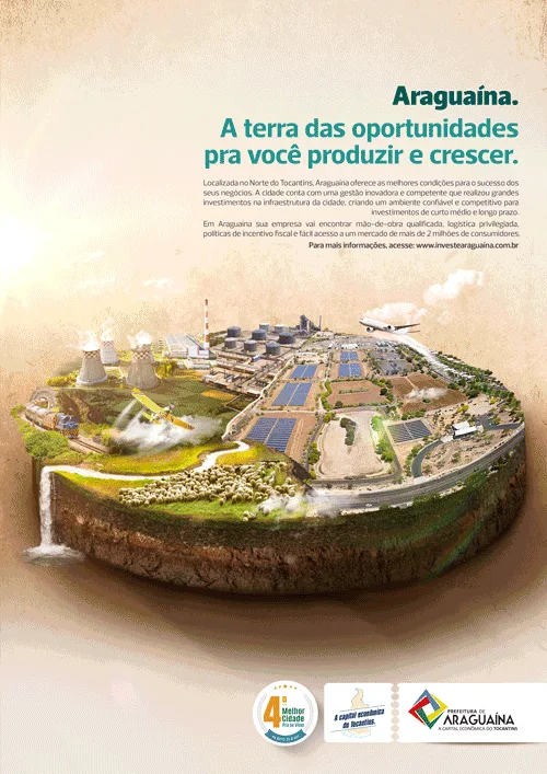 Terra de Oportunidades: Cartaz animado