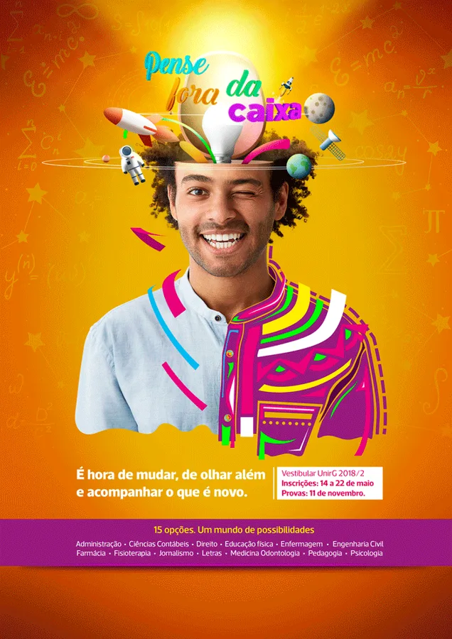 Vestibular UnirG 2018: Cartaz animado