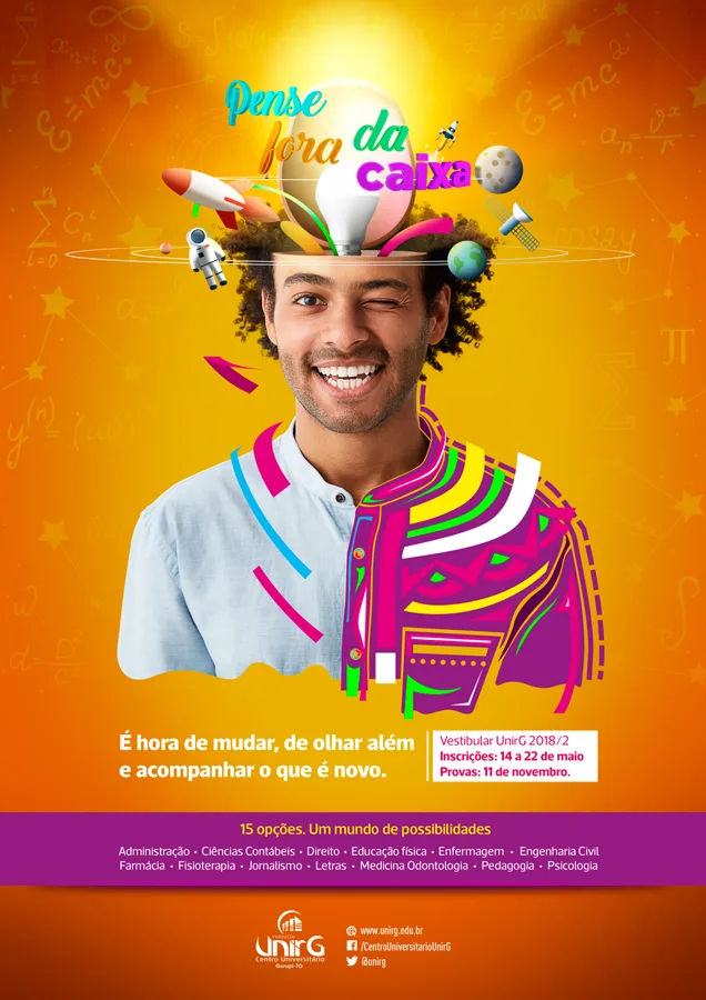 Vestibular UnirG 2018: Cartaz